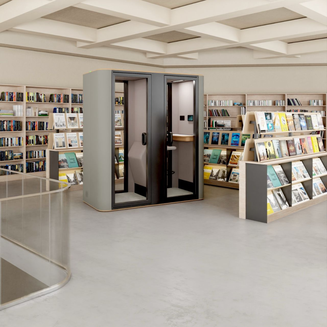 Bubliing Twin Render in library setting